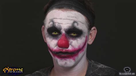 Cool Contacts And Clown Makeup Makeup Tutorial Youtube