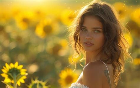 Sunflower Girl Stock Photos Images And Backgrounds For Free Download