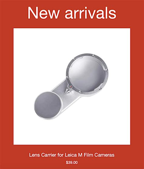 The 39 Funleader Lens Carrier For Leica M Series Cameras Is Now