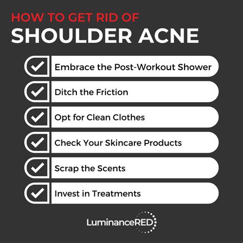 How To Get Rid Of Shoulder Acne Luminance Red