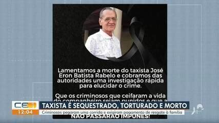 Taxista Sequestrado E Encontrado Morto No Carro Ap S Criminosos