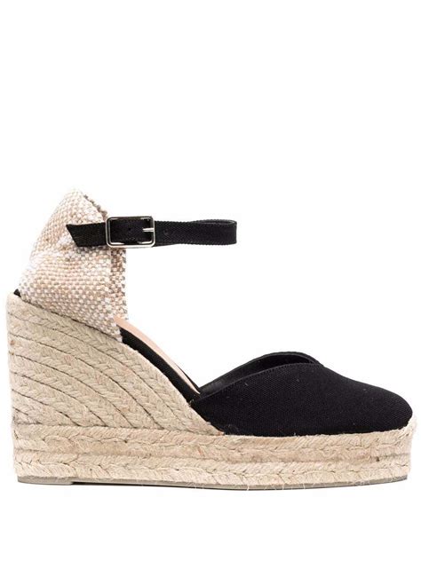 CastaÑer Chiarita Woven Wedge Sandals Editorialist