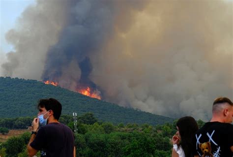 Fierce Wildfires Force Thousands In Southwestern France To Flee Homes