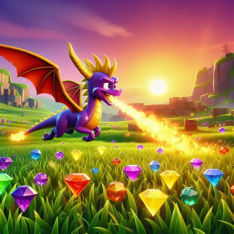 Spyro Loves Gems By Spongebobnintendo20 On Deviantart