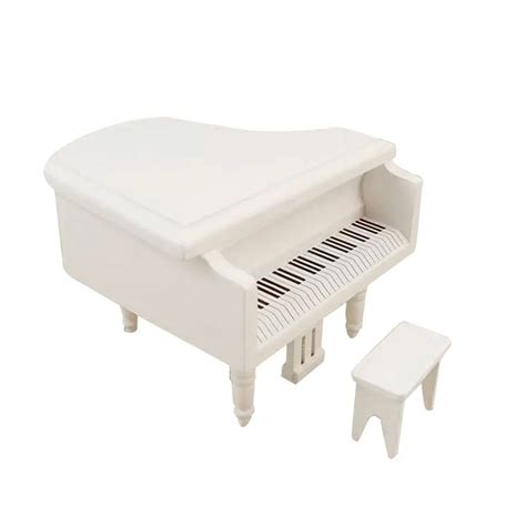 Best 112 Diy Dollhouse Miniatures Wooden Musical Instrument Grand Piano