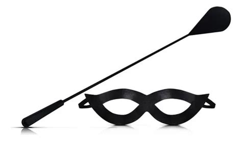 Kit Tiazinha Máscara Fina E Chicotinho Sex Shop Sensual Sexy MercadoLivre