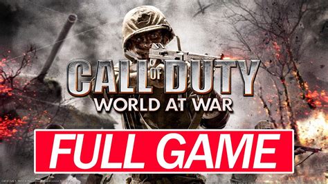 Call Of Duty World At War Full Game Walkthrough Gameplay No