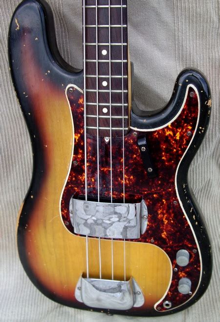 Fender Precision Bass 1967 Sunburst Bass For Sale Hendrix Guitars