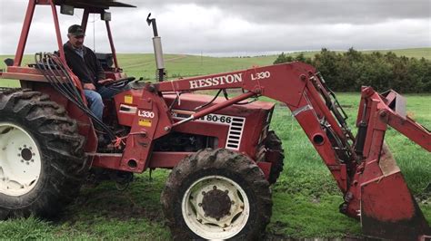 Fiat Hesston 80 66dt Mfwd Tractor With Loader Bigiron 51 Off