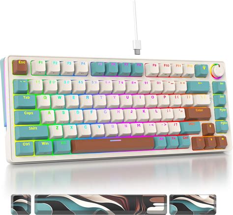 Solidee Mechanische Gaming Tastatur Hot Swap F Hige Tastatur Mit Rosa Schalter Rgb