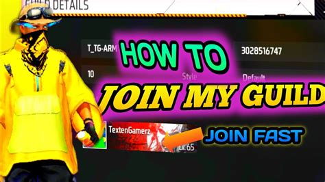 How To Join My Guild Free Fire Guild Join Ff Guild Join Today Free