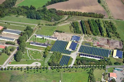 Bad Langensalza Aus Der Vogelperspektive Solarpark Am Katzenstieg In