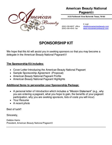 6 Sponsorship Proposal Templates Excel Pdf Formats