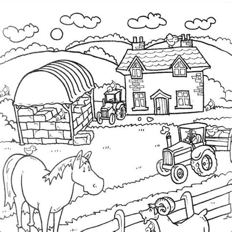 Dessin Coloriage Ferme Coloriage Animaux De La Ferme Unique Sto