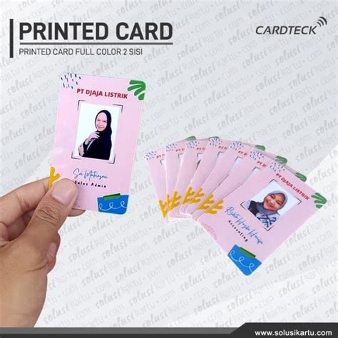 Jual Cetak Kartu Rfid Custom Photo Id Card Proximity Mf S50 13 56mhz 2 Sisi Shopee Indonesia