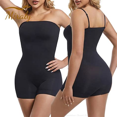 Bodysuit Shapewear Sem Al As Feminino Al As Remov Veis Controle Da