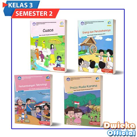 Jual Paket Buku Tematik Sd Kelas Semester Tema