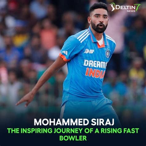 The Inspiring Journey Of A Rising Fast Bowler Mohammed Siraj