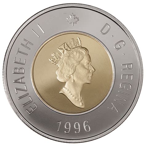 Canadian 2 Dollar Coin Obverse Design Evolution