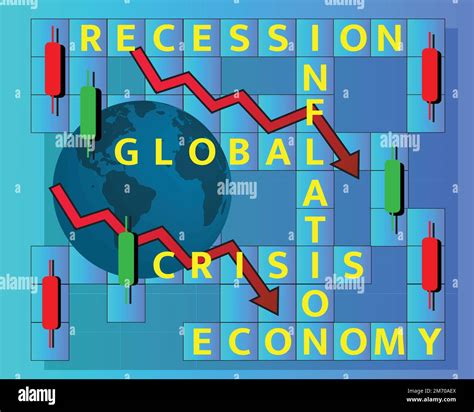 Economic Recession In 2023 Graphs And Slumping Stock Markets Show The Global Economic Crisis In