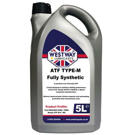 ATF Type-M for Ford WSS-M2C-938A FNR5 Spec – Westway Oils