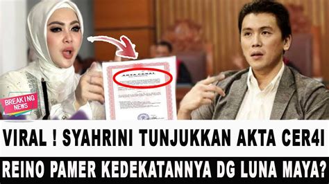 Berita Artis Terbaru Hari Ini Viral Syahrini Tunjukkan Akta Cerai