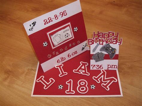 Football Inspired 18th Birthday Card 18th Birthday Cards Birthday