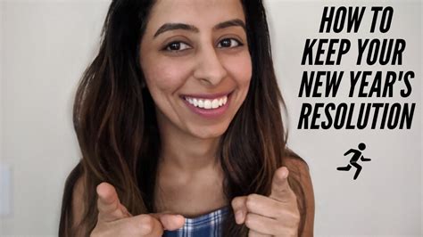 How To Keep Your New Year S Resolution Youtube