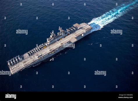 The Amphibious Assault Ship Uss Kearsarge Lhd 3 Transits The