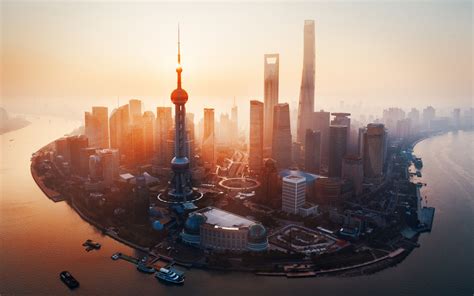 Shanghai City China 4k Hd Wallpapers Wallpaper Cave