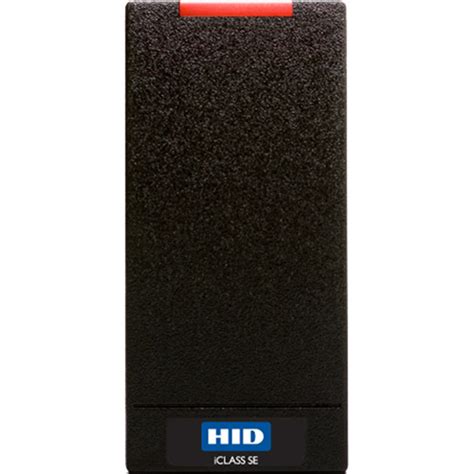 Hid Iclass Se R10 Mullion Smart Card Reader Black