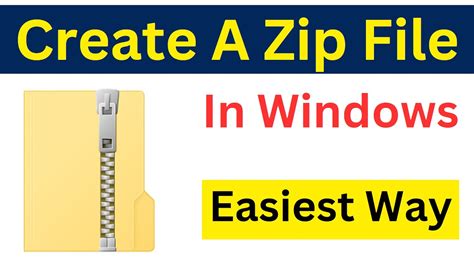 How To Make Zip File In Windows Laptop How To Create A Zip File