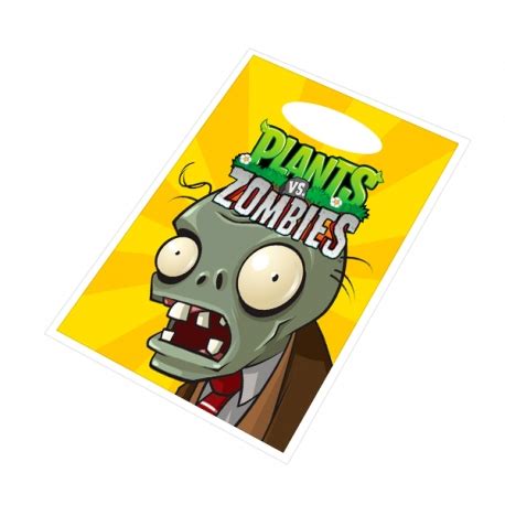 Bolsa Regalo Plants Vs Zombies De Fiestas Adquierelo En Globos Yuli