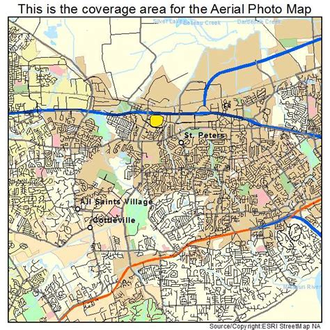 Aerial Photography Map of St Peters, MO Missouri