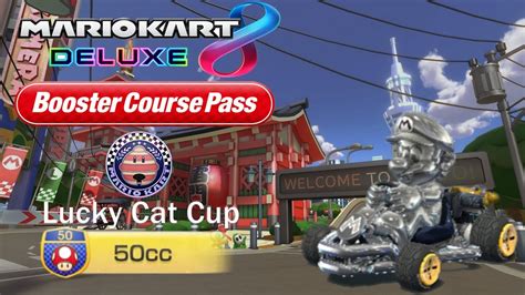 Mario Kart 8 Deluxe Booster Course Pass Lucky Cat Cup 50cc Youtube