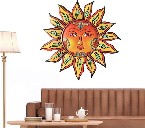 Amazon Ovast Sun Face Outdoor Wall Decor D Metal Sun Wall