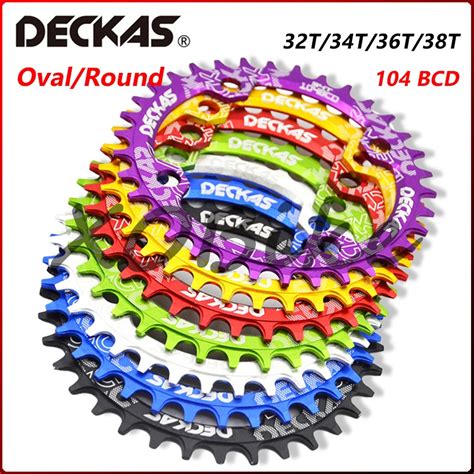 Deckas Bcd Chainring Oval Round Narrow Wide Chainring Mtb Chainring