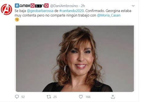 No Toleró La Noticia Sobre Moria Casán Georgina Barbarossa Y Su Reacción Más Impulsiva Minuto