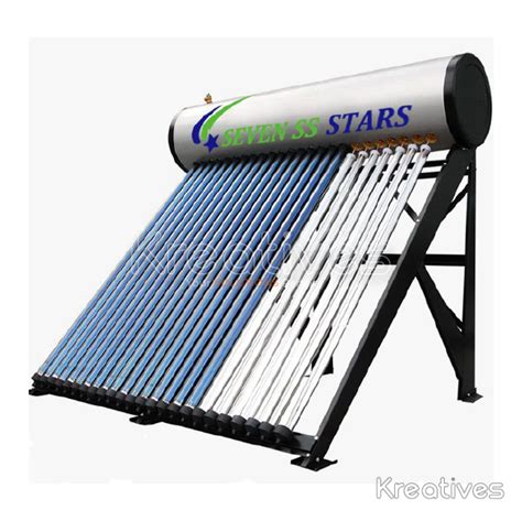 Litres Pressurized Heat Pipe Seven Ss Stars Stainless Solar Water