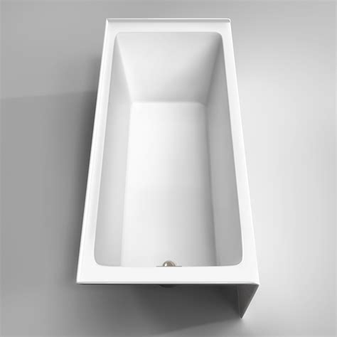 Grayley Alcove 66" Bathtub, Left Side Drain (66"Lx30"Wx22"H