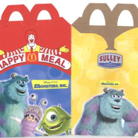 Mcdonald Monsters Inc Happy Meal Toy Complete Set Toys Games Others