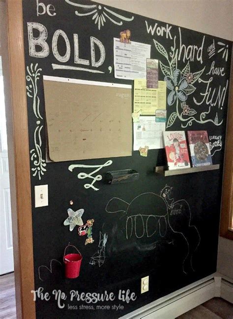 How To Make A Magnetic Chalkboard Wall In Simple Steps Magnetic