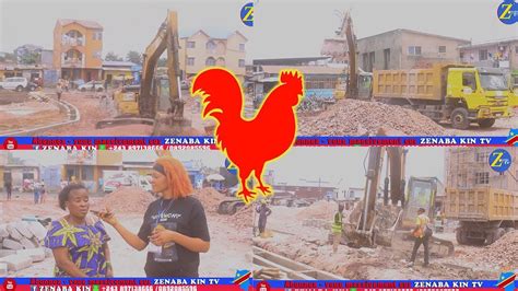 TRAVAUX De REHABILITATION Route MOMBELE Sortie LIMETE 12em RUE YOLO