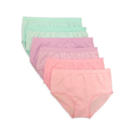 Secret Treasures Seamless Womens Brief Panties 6 Pack