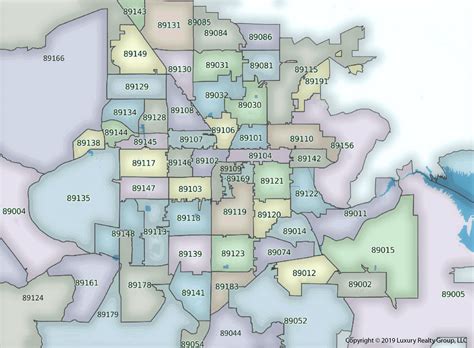 Summerlin Zip Code Map Las Vegas Interactive Map