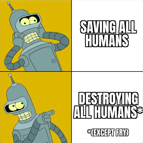 Bender as Drake meme template (OC) : r/futurama