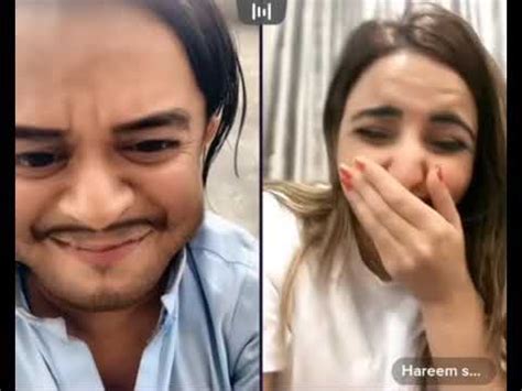 Tiktok Live Hareem Shah And Waseem New Laif Video Funny Gap Shap And Pk