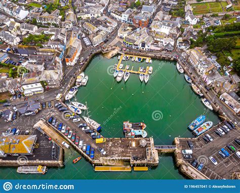 Aerial View Of Padstow In Cornwall Stock Image Image Of Lobster