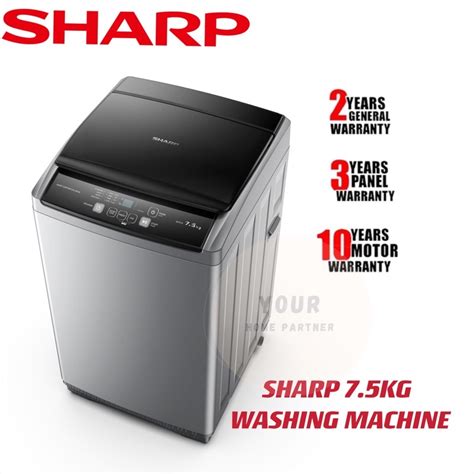 Sharp Toshiba Midea Pensonic Fully Auto Washing Machine 7 5KG