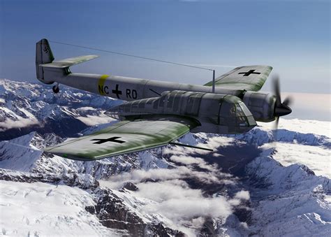 Blohm Und Voss Bv D Uhr Aviation Art